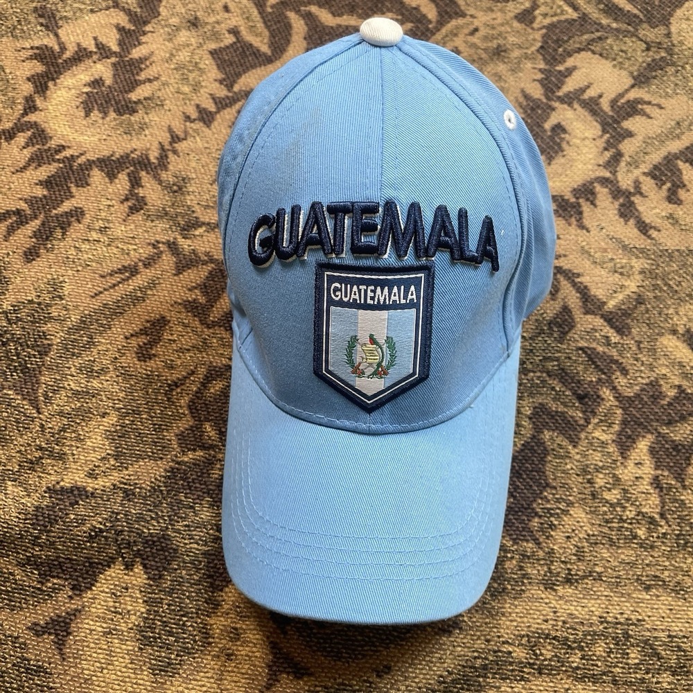 Guatemala Soccer Team Official Licensed Soccer Cap Blue Rhinox New Dirty A